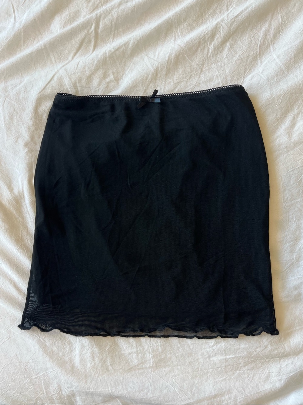 Black Women's Slip Skirt